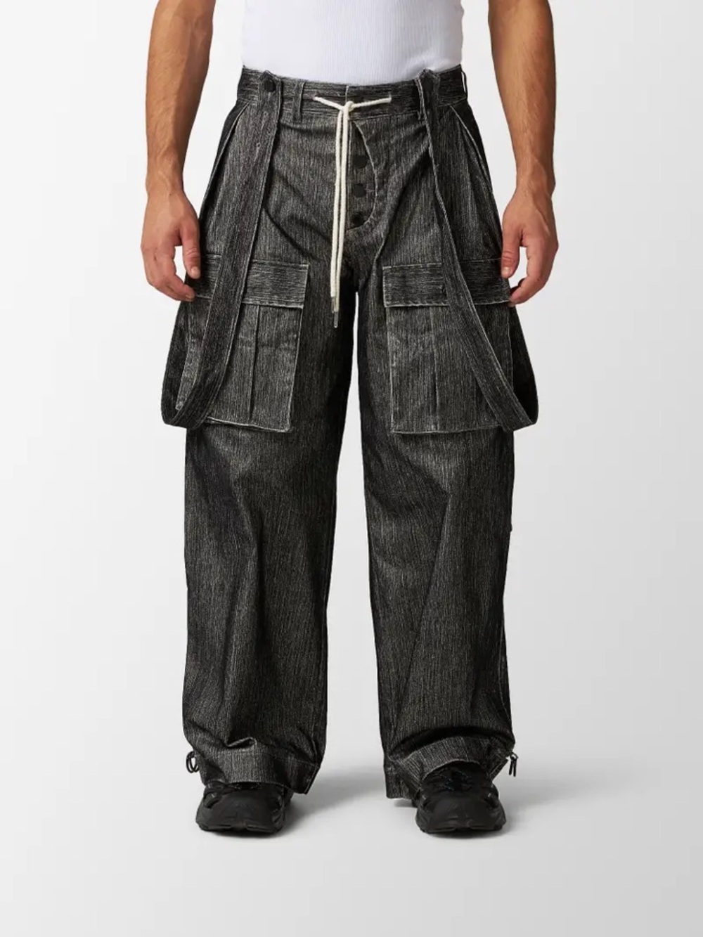 🔥RARE🔥 FRIED RICE Pleated Utility Pants